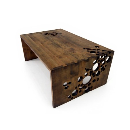 Carved coffee table – Stained Cherry Wood