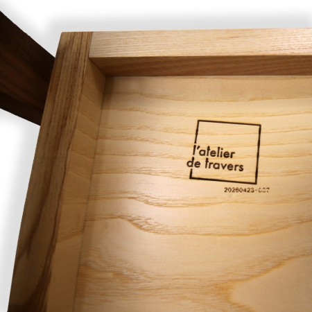 Pair of Bedside Tables – Olive Ash & Walnut