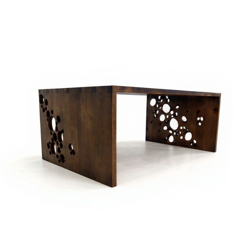 Carved coffee table – Stained Cherry Wood