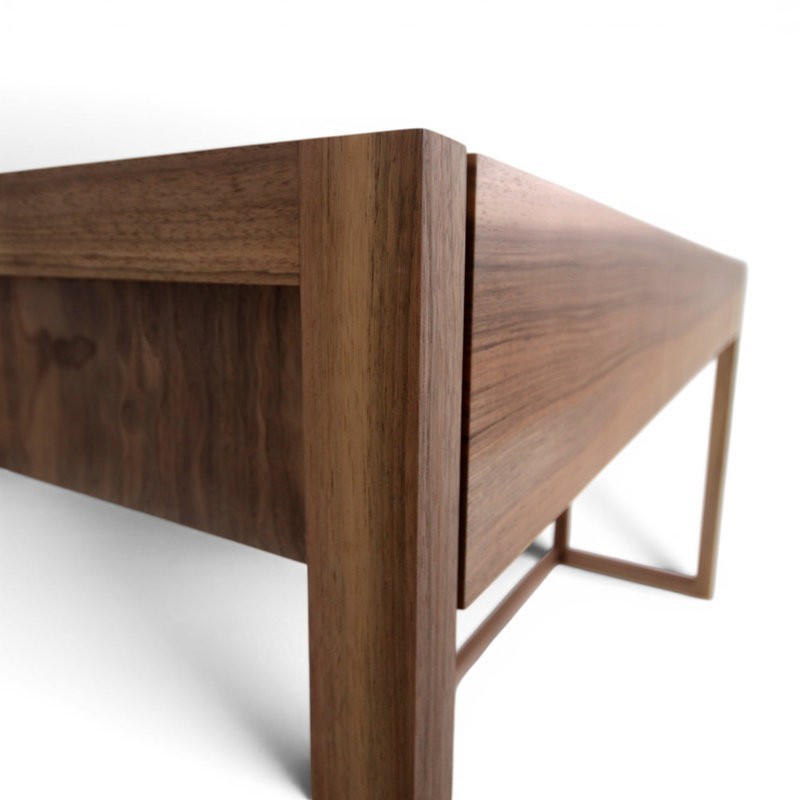 Bureau & console - Noyer & Frêne olivier