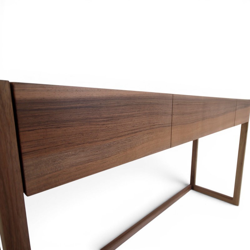 Bureau & console - Noyer & Frêne olivier