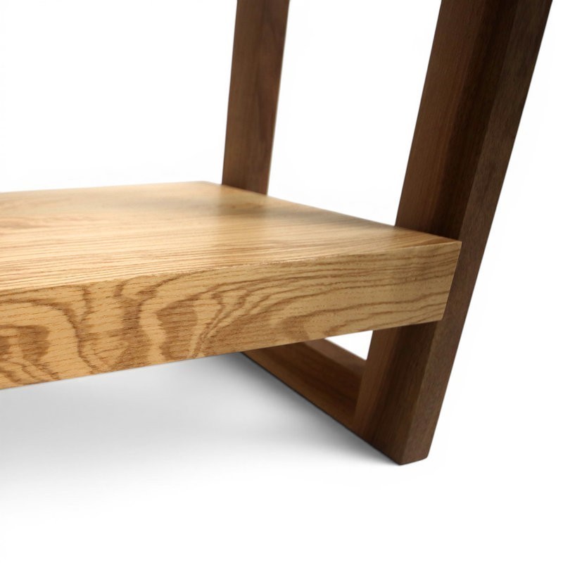 Bureau & console - Noyer & Frêne olivier