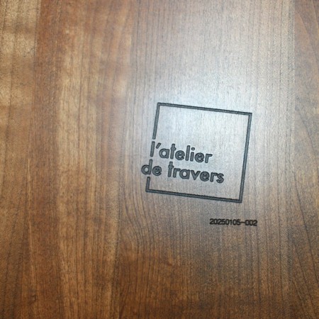 Carved coffee table – Stained Cherry Wood