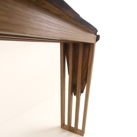 Console - chêne & bois de rose