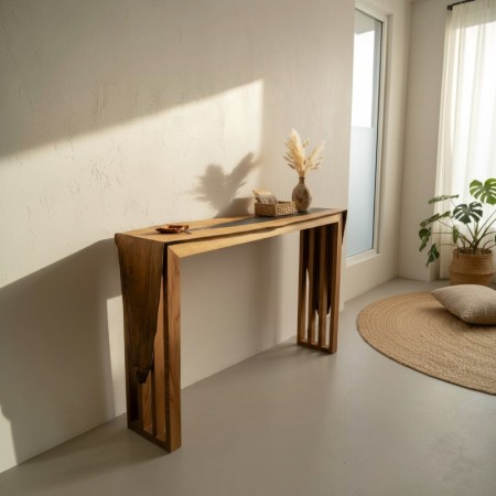 Console – oak & rosewood