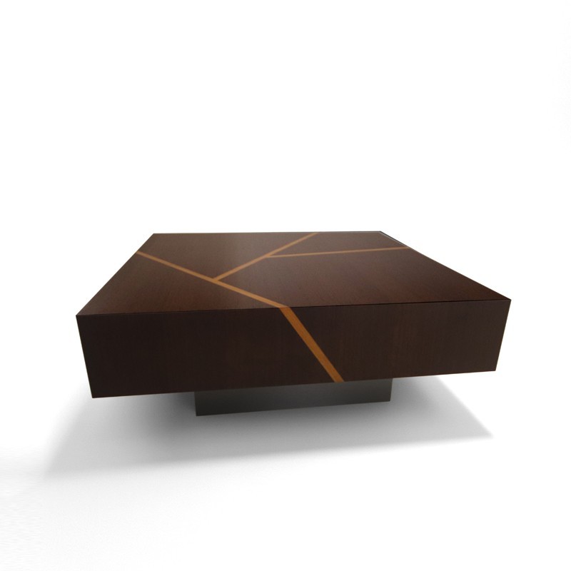 Wenge Coffee Table & Movingui Inlay