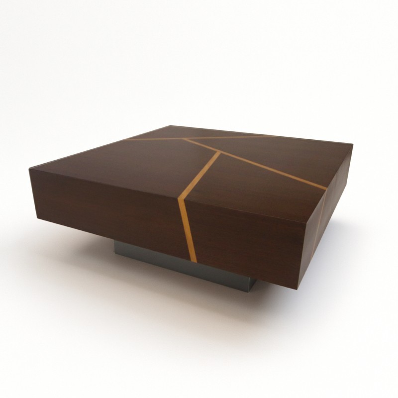 Wenge Coffee Table & Movingui Inlay