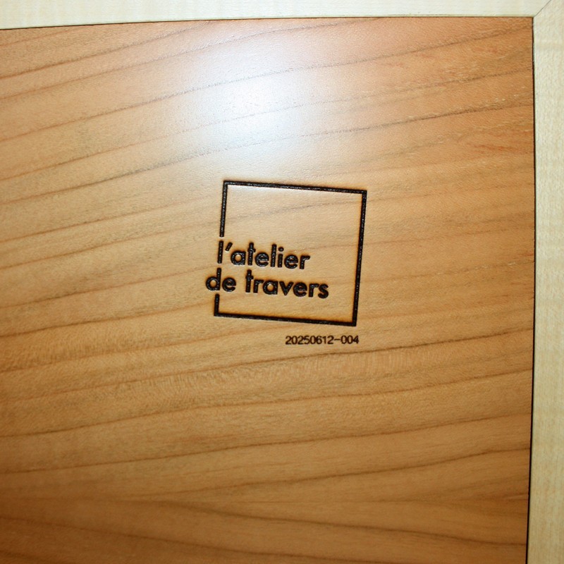 Buffet - sycomore ondé & palissandre santos