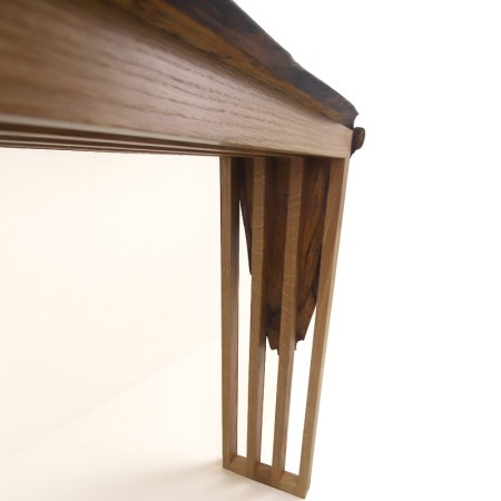 Console – oak & rosewood